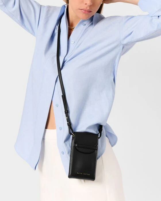 Katie Loxton Cece Phone Crossbody Bag Black - Image 3
