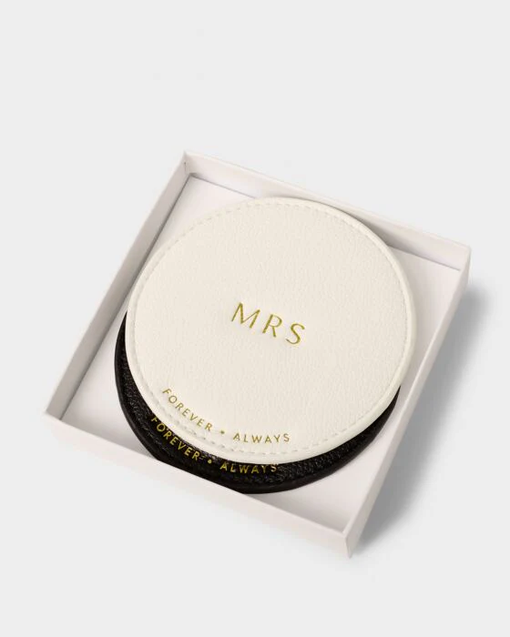 Katie Loxton 'Mr & Mrs' Coaster Set - Image 2