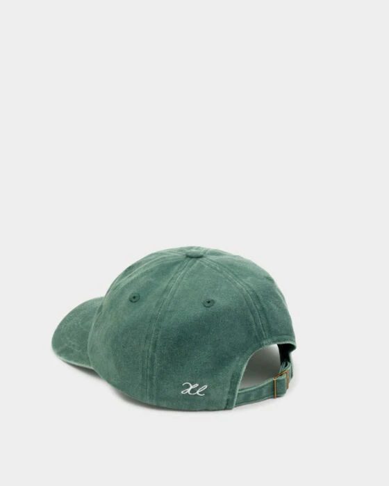 Katie Loxton Embroidered Cap  'Living For The Weekend' Green - Image 2