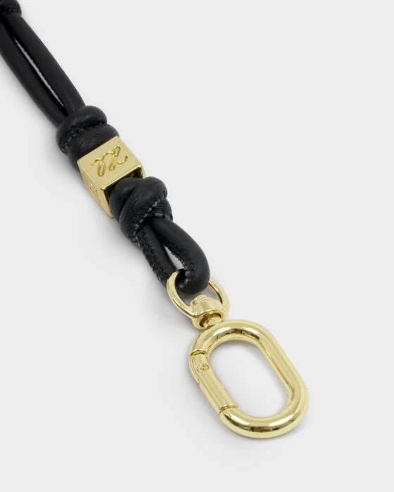 Katie Loxton Gia Bag Charm Keyring Black - Image 2
