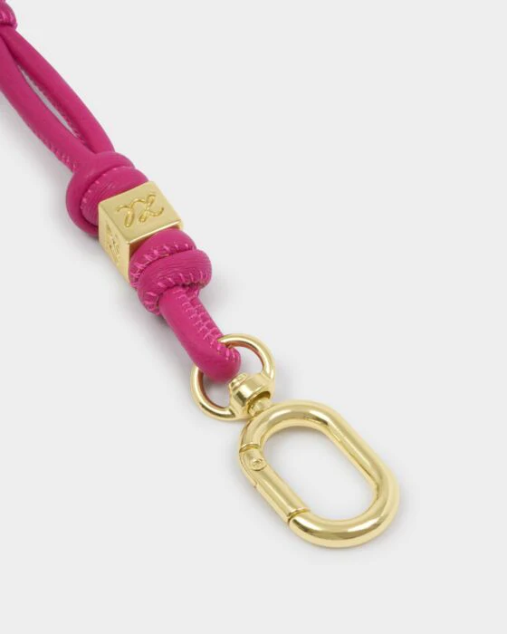 Katie Loxton Gia Bag Charm Keyring Fuchsia - Image 2