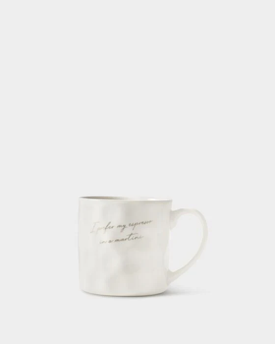 Katie Loxton Gift Bow Mug  'I Prefer My Espresso In A Martini' - Image 3