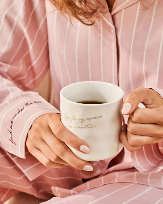 Katie Loxton Gift Bow Mug  'I Prefer My Espresso In A Martini' - Image 5