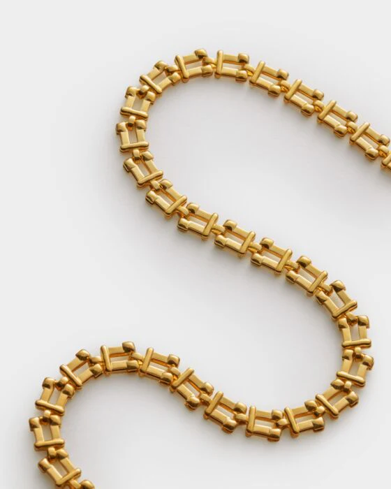 Katie Loxton Grecian Link Necklace Gold Coated - Image 2