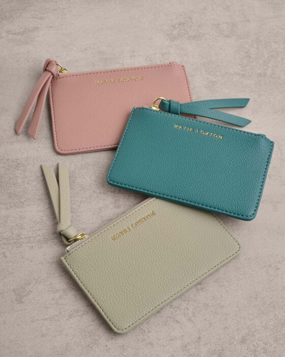 Katie Loxton Hallie Coin And Cardholder Green Mist - Image 3