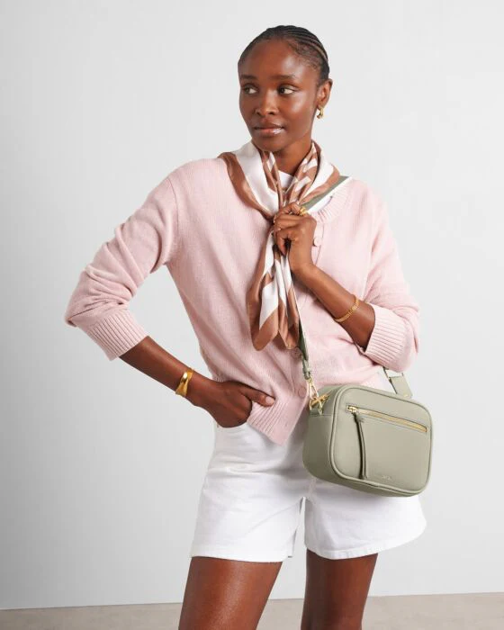 Katie Loxton Hallie Crossbody Bag Green Mist - Image 4