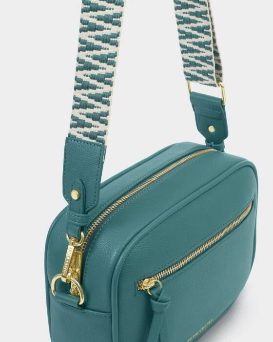 Katie Loxton Hallie Crossbody Bag Teal - Image 3