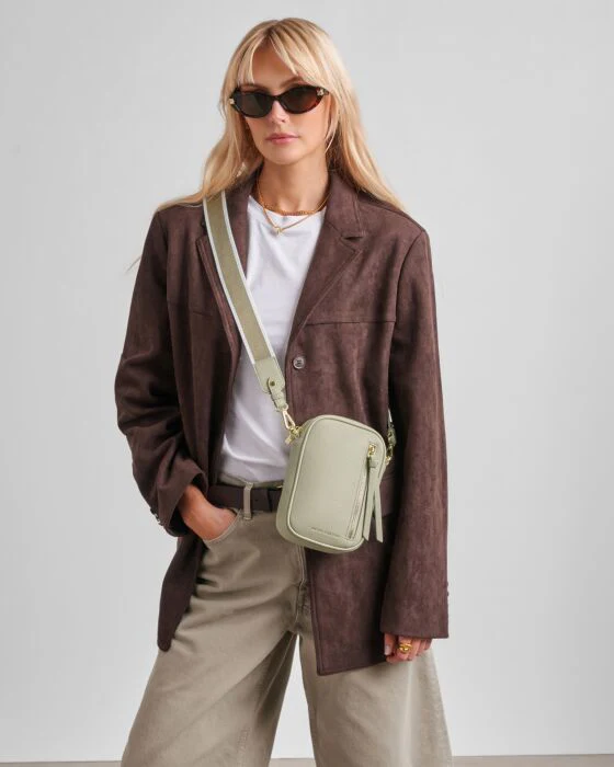 Katie Loxton Hallie Small Crossbody Bag Green Mist - Image 5