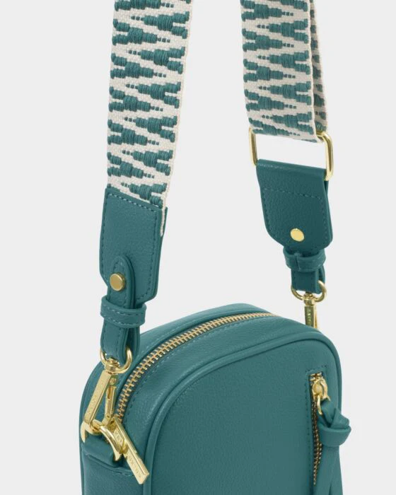 Katie Loxton Hallie Small Crossbody Bag Teal - Image 4