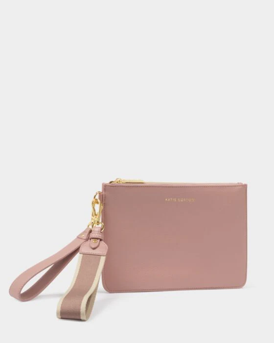 Katie Loxton Hallie Wristlet Pouch Pink Heather - Image 2