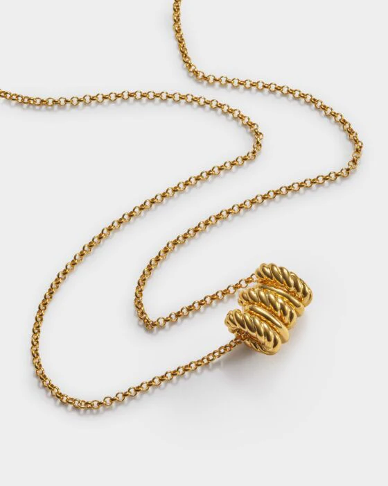 Katie Loxton Laia Necklace Gold Coated - Image 2