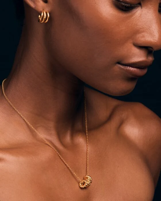Katie Loxton Laia Necklace Gold Coated - Image 3