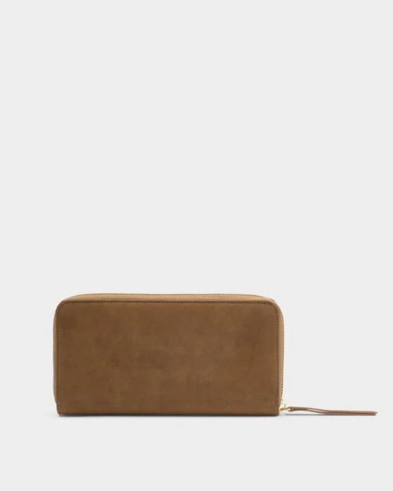 Katie Loxton Large Suedette Purse Caramel - Image 2