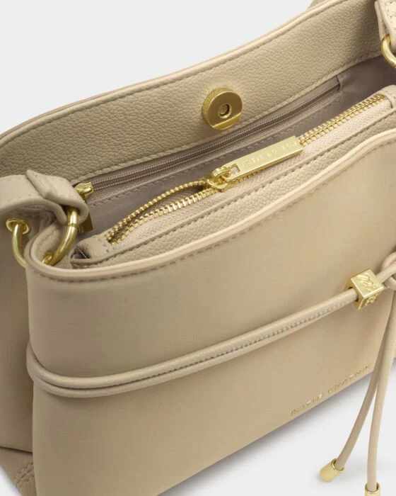 Katie Loxton Lori Suedette Crossbody Bag Desert Sand - Image 3