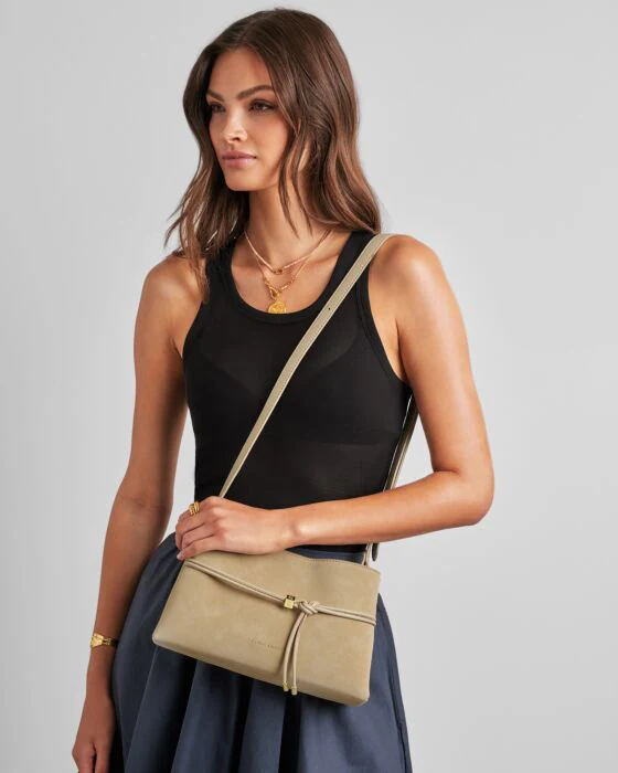 Katie Loxton Lori Suedette Crossbody Bag Desert Sand - Image 4