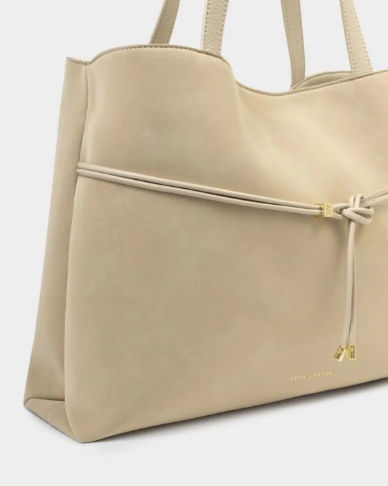 Katie Loxton Lori Suedette Tote Bag Desert Sand - Image 3