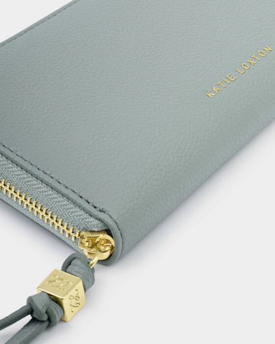 Katie Loxton Lottie Large Purse Duck Egg Blue - Image 3