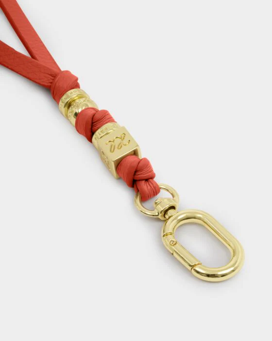 Katie Loxton Lyla Bag Charm Keyring Deep Orange - Image 2