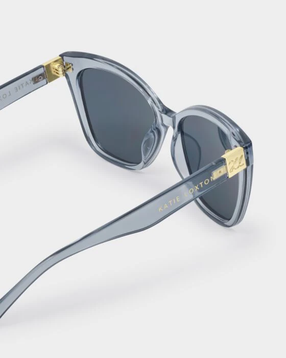 Katie Loxton Mykonos Sunglasses Blue Transparent - Image 3