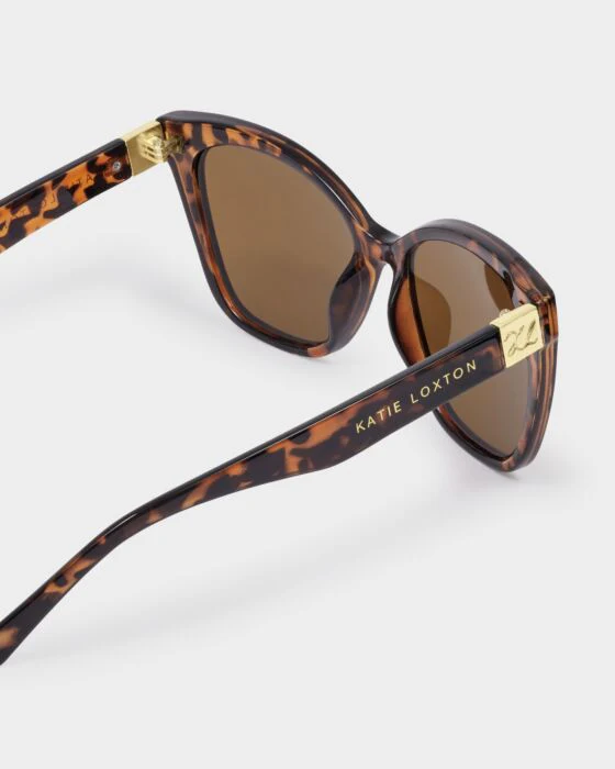 Katie Loxton Mykonos Sunglasses Dark Tortoiseshell - Image 3