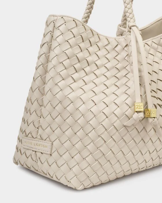 Katie Loxton Nova Small Shoulder Tote Oyster - Image 2