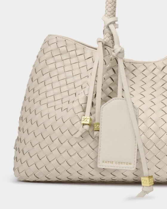 Katie Loxton Nova Small Shoulder Tote Oyster - Image 3
