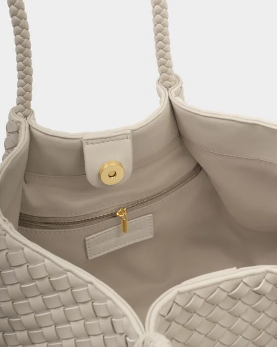 Katie Loxton Nova Small Shoulder Tote Oyster - Image 4