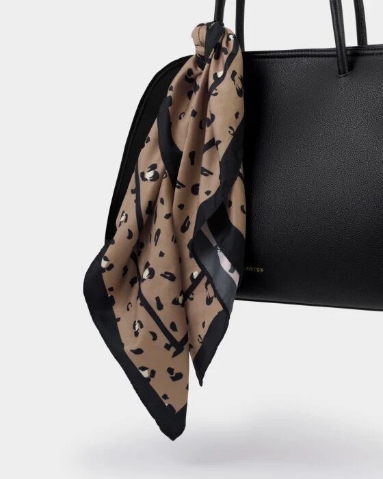 Katie Loxton Satin Multiway Scarf Leopard - Image 3