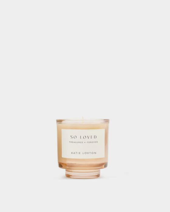Katie Loxton Sentiment Candle 'So Loved'  Peach Rose & Mandarin - Image 2