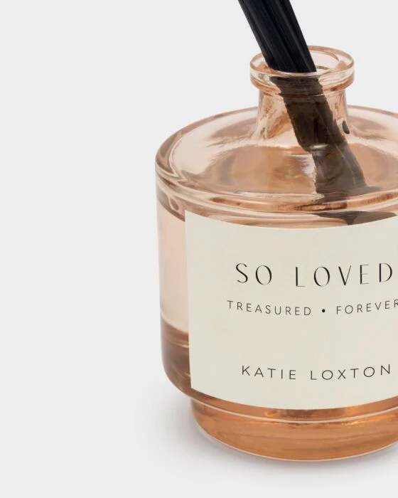 Katie Loxton Sentiment Reed Diffuser 'So Loved'  Peach Rose & Mandarin - Image 3