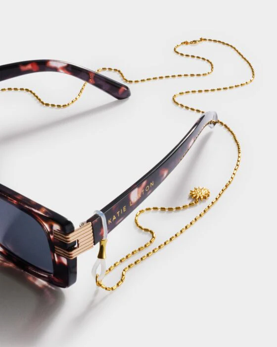 Katie Loxton Solesi Sun Sunglasses Chain Gold Coated - Image 3