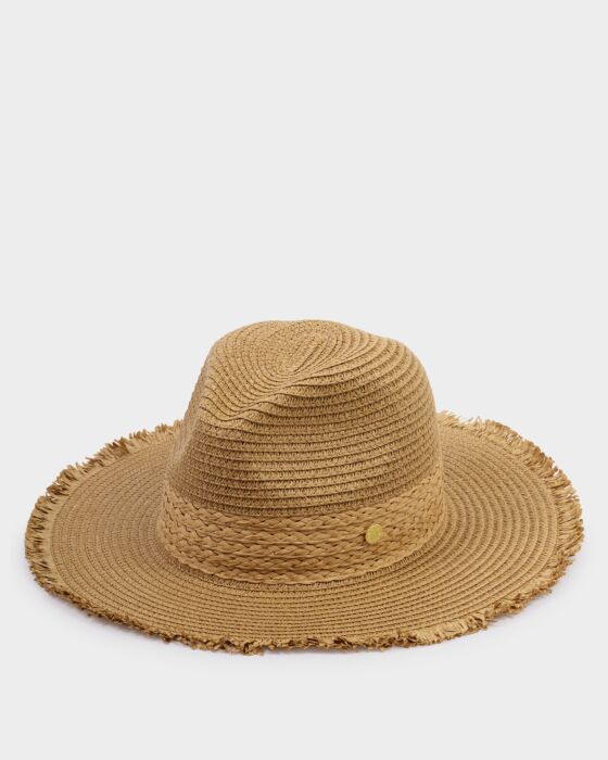 Katie Loxton Straw Fedora Hat - Image 2
