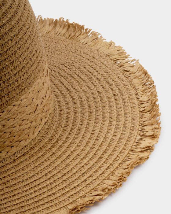 Katie Loxton Straw Fedora Hat - Image 3