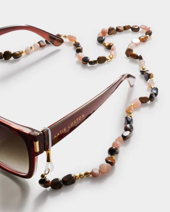 Katie Loxton Sunset Solesi Sunglasses Chain Gold Coated - Image 2