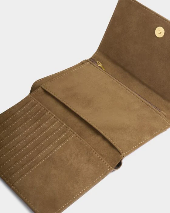 Katie Loxton Taya Woven Purse Caramel - Image 3
