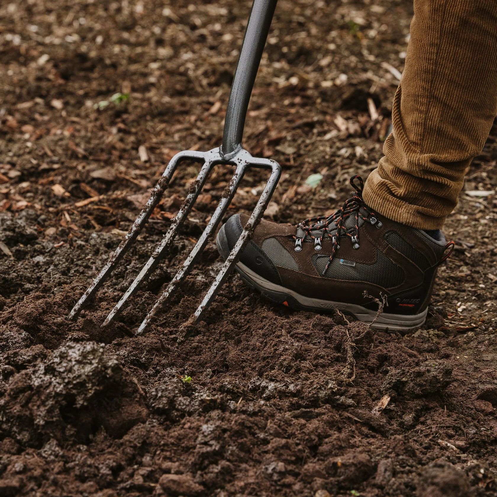 Kent & Stowe Carbon Steel Digging Fork - Image 2