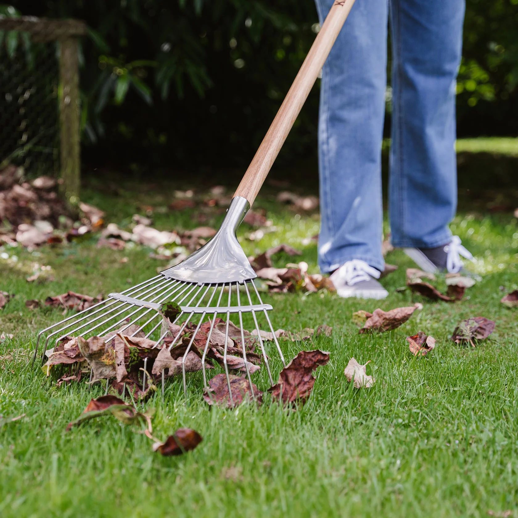 Kent & Stowe Garden Life Stainless Steel Lawn & Leaf Rake - Image 2