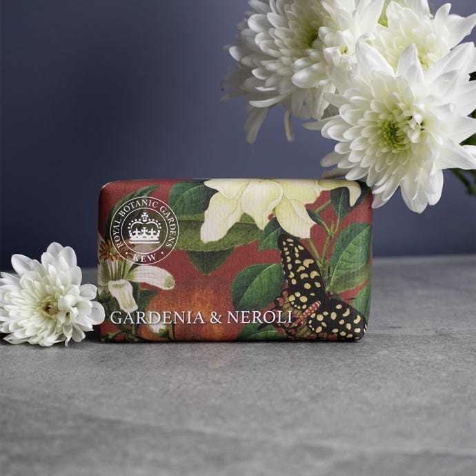 Kew Gardens Gardenia & Neroli Soap Bar - Image 2