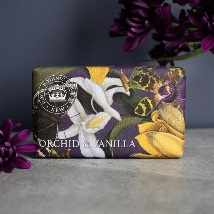 Kew Gardens Orchid & Vanilla Soap Bar - Image 2