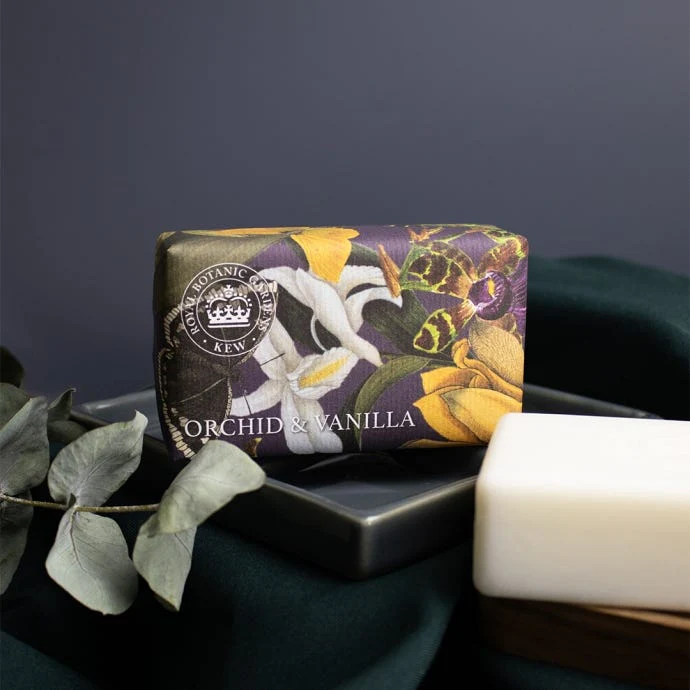 Kew Gardens Orchid & Vanilla Soap Bar - Image 3