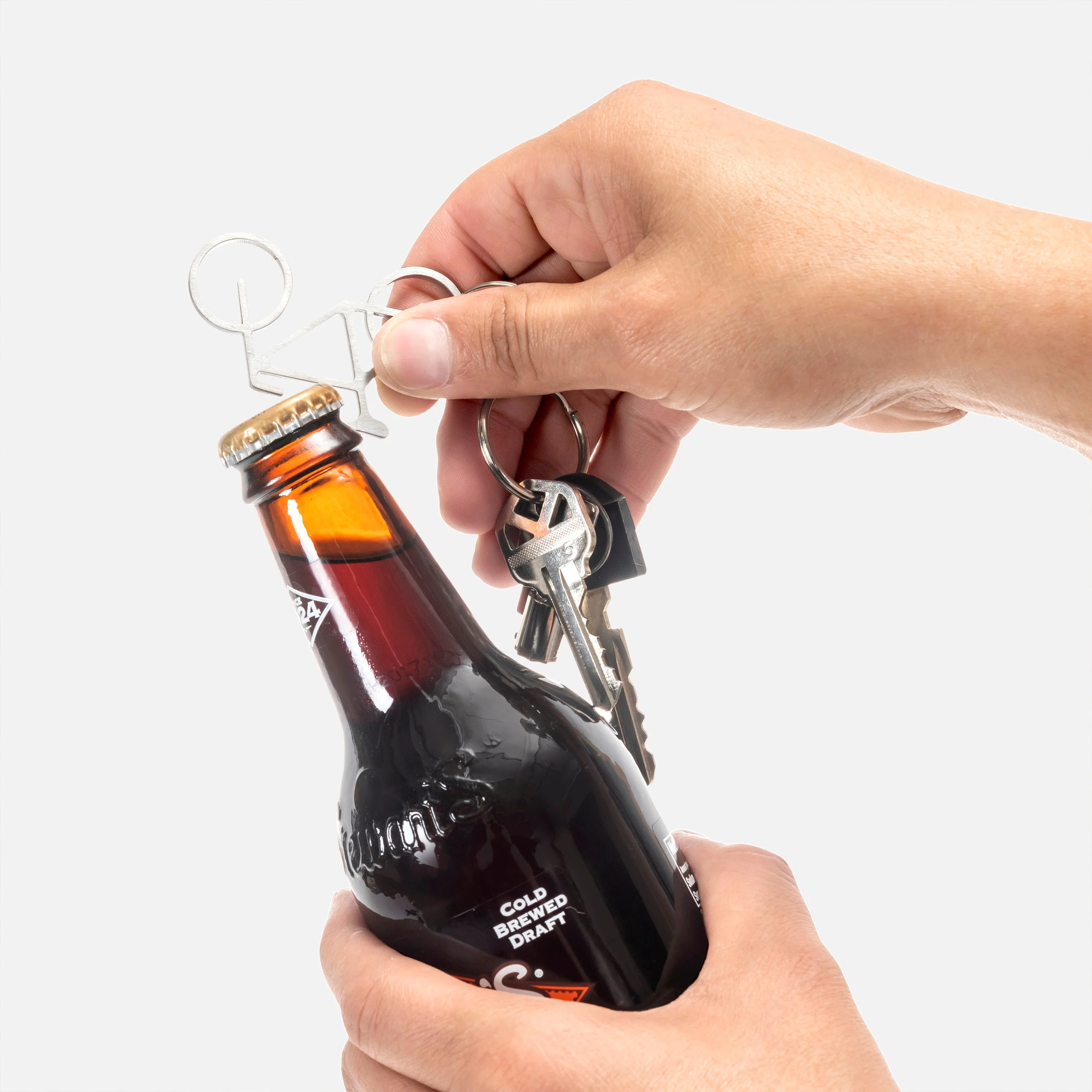 Kikkerland Bike Key Ring and Bottle Opener - Image 3