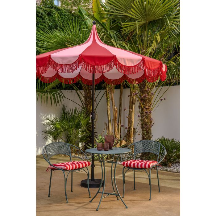Kim Stripe Parasol Red - Image 2