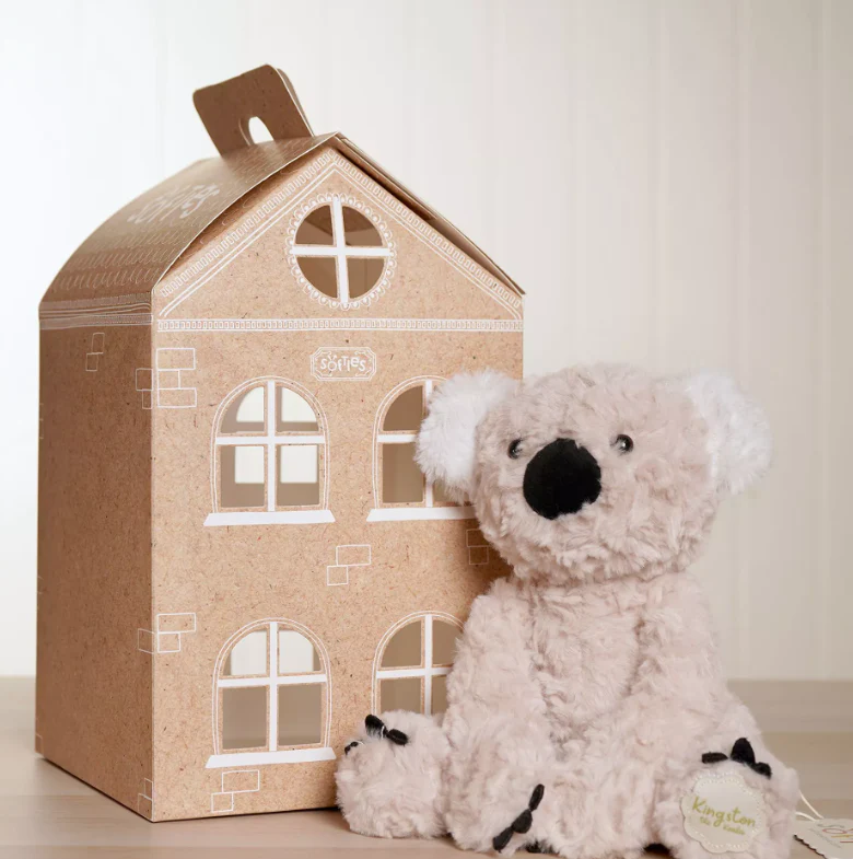 Softies Kingston The Plush Sitting Light Brown Koala Bear 22 cm - Image 3