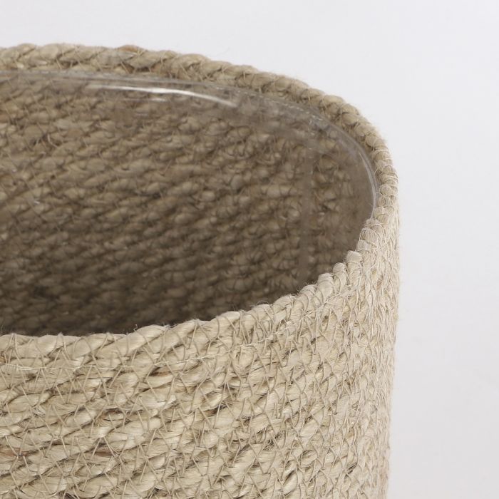 Mica Atlantic Seagrass Plant Basket Cream 18cm - Image 2