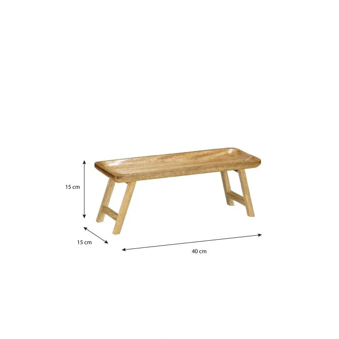 Mica Duko Mango Wood Serving Tray Brown - Image 3