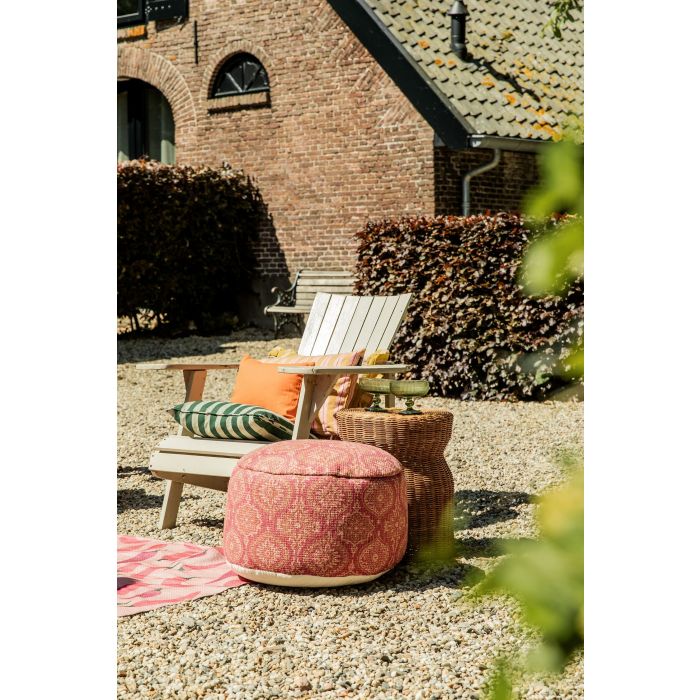 Mica Gaia Outdoor Pouffe Bordeaux - Image 2