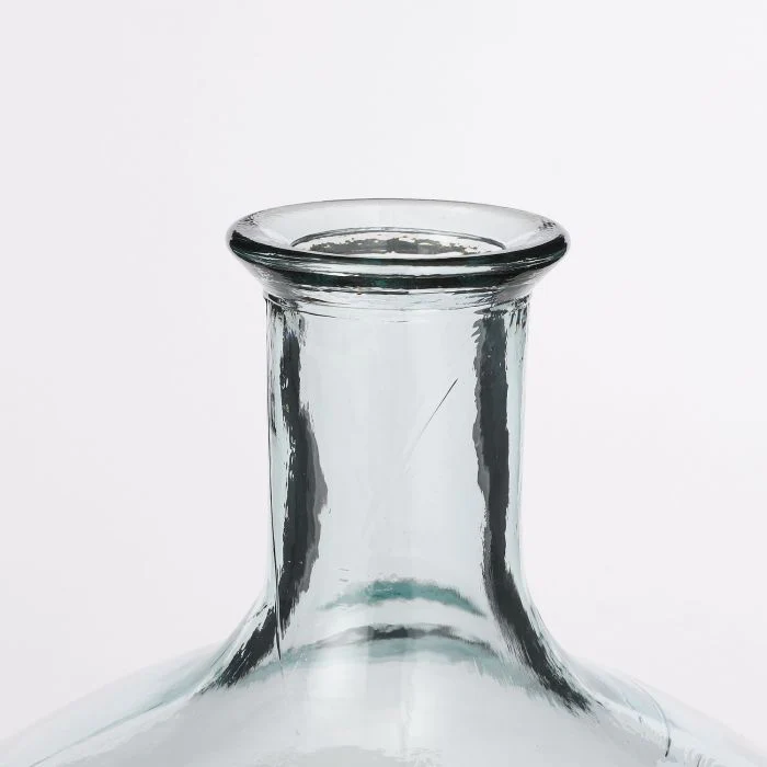 Mica Kyara Recycled Glass Bottle Vase Clear 38cm - Image 2