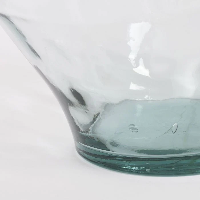 Mica Kyara Recycled Glass Bottle Vase Clear 38cm - Image 3