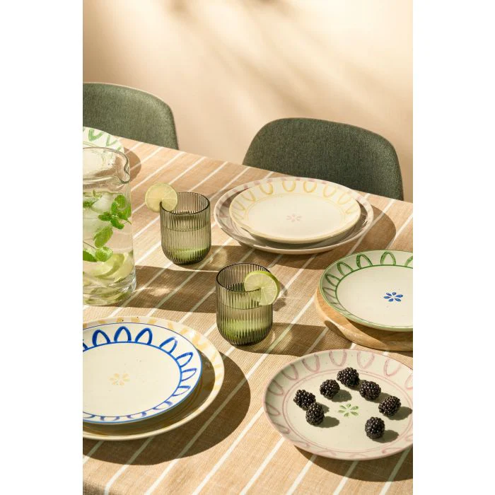Mica Merlot Drinking Glass Light Green - Image 2