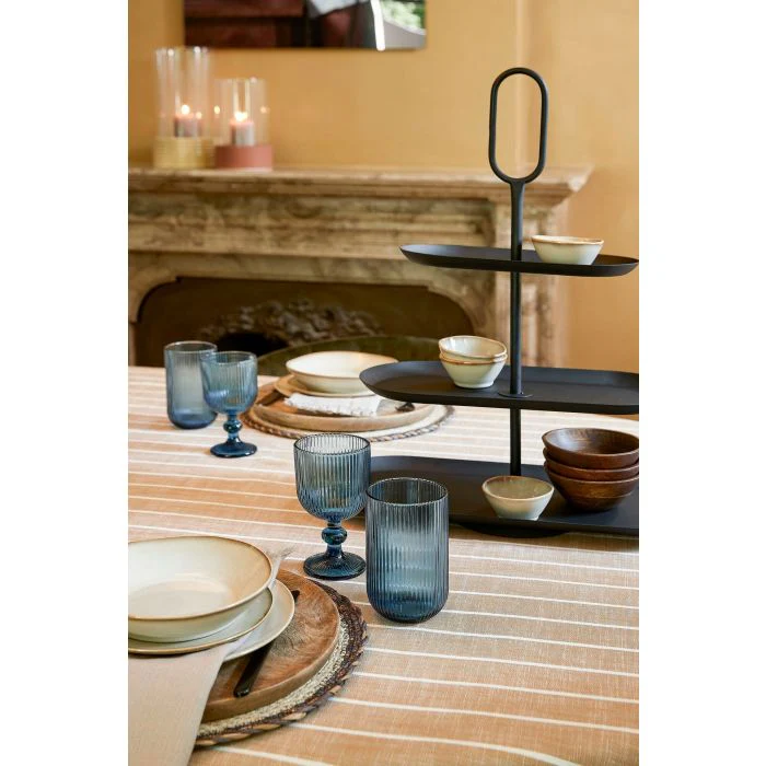 Mica Merlot Wineglass Blue - Image 4